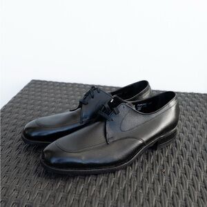 VTG Florsheim Men’s Classic Black Leather Dress Shoes Size 11.5 Mad Men 70s